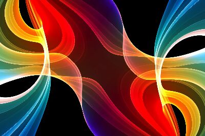 Fototapeta na stenu Farebná abstraktná 3D fantázia