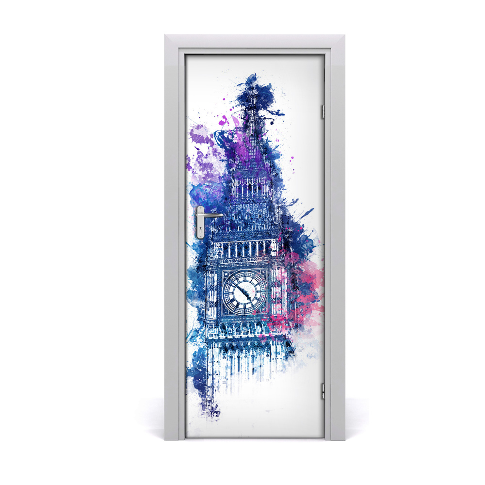 Fototapeta na dvere Akvarel Big Ben
