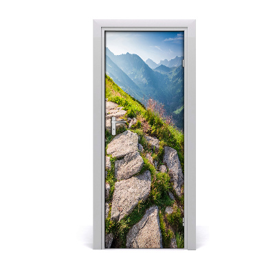 Fototapeta samolepiace na dvere Horská cesta
