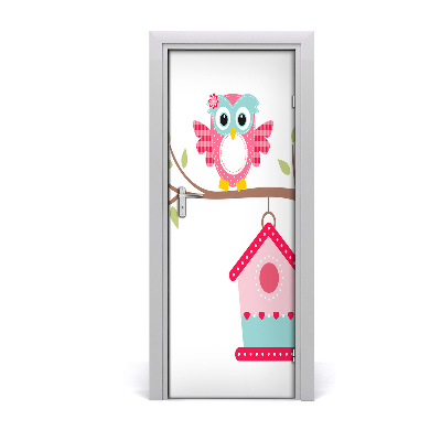 Fototapeta na dvere Sova na vetve