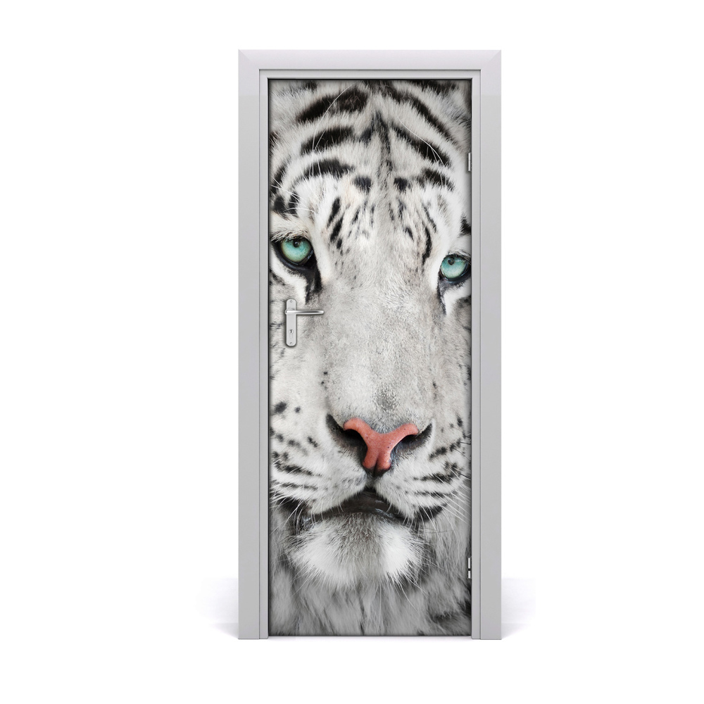 Fototapeta na dvere Biely tiger