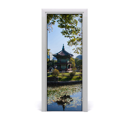 Fototapeta na dvere Čínska záhrada