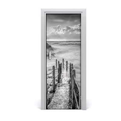 Fototapeta samolepiace na dvere Cesta hmlových oblakov