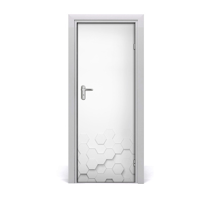 Fototapeta na dvere Šesťuholníky