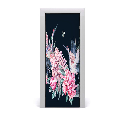 Fototapeta na dvere Kvety žeriavov