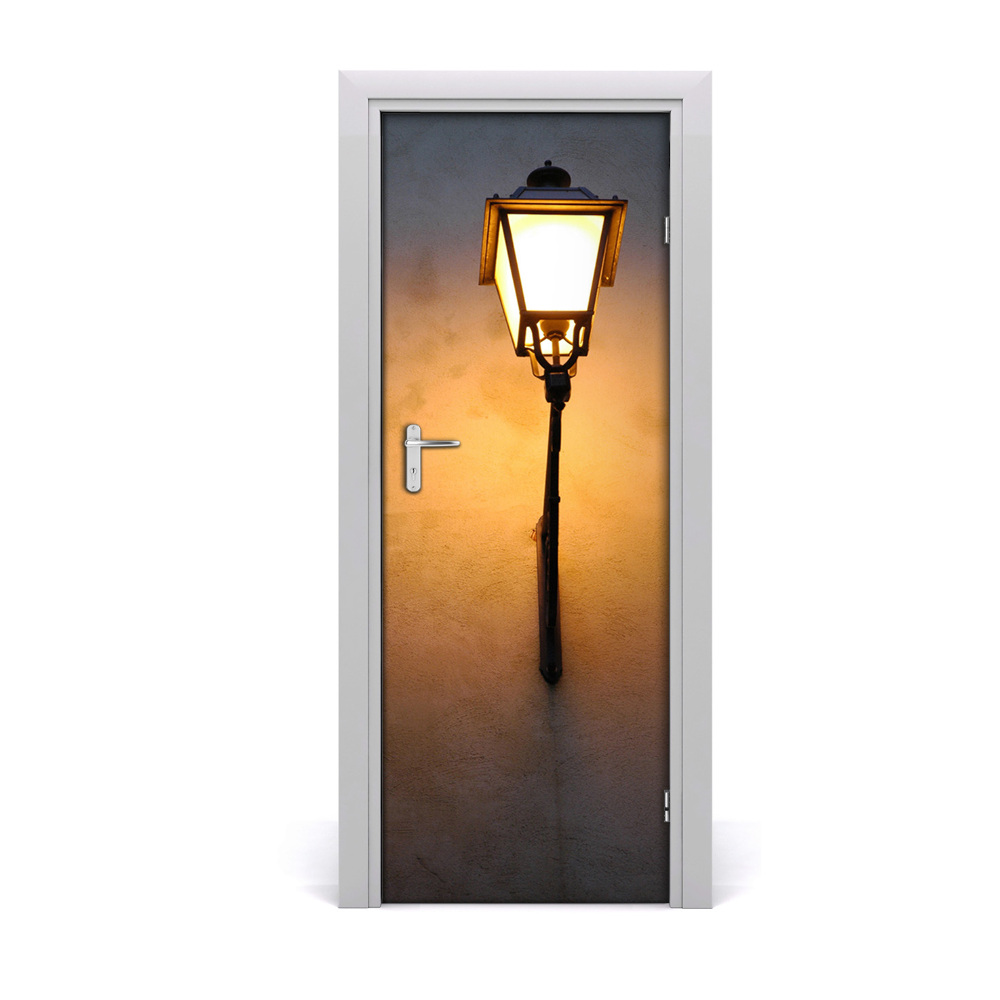 Fototapeta samolepiace na dvere Pouličná lampa