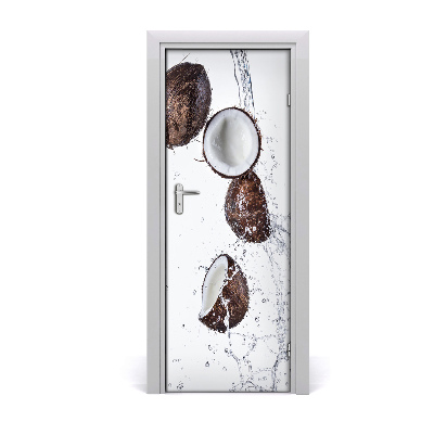 Fototapeta na dvere Kokos s vodou