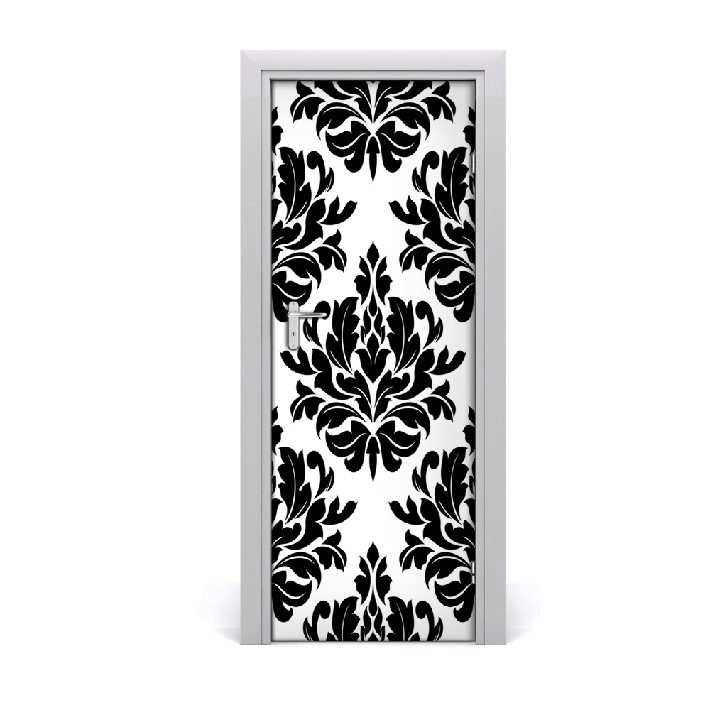 Fototapeta samolepiace na dvere Ornamenty na bielom pozadí