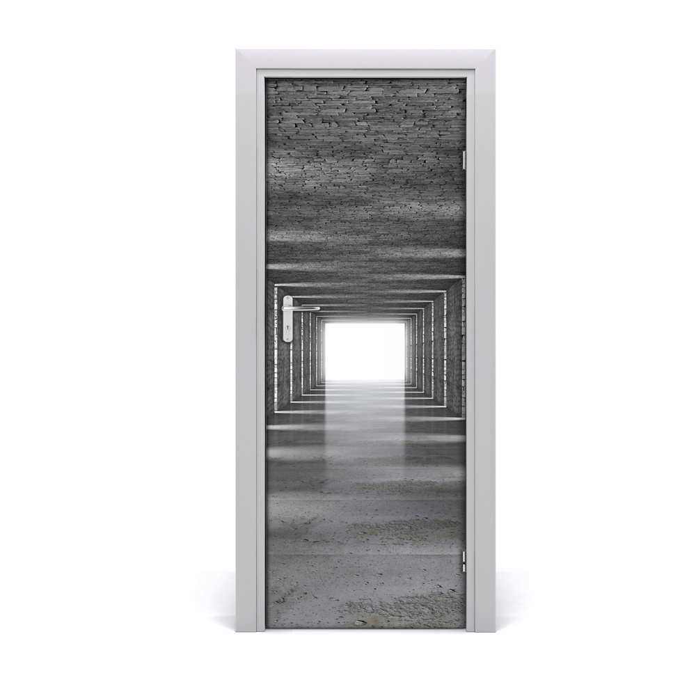 Fototapeta samolepiace na dvere Tehlový tunel