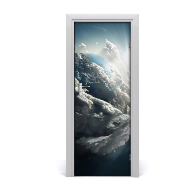 Fototapeta samolepiace na dvere Oblaky planéty Zem