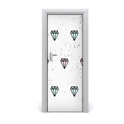 Fototapeta na dvere Kreslenie diamantov