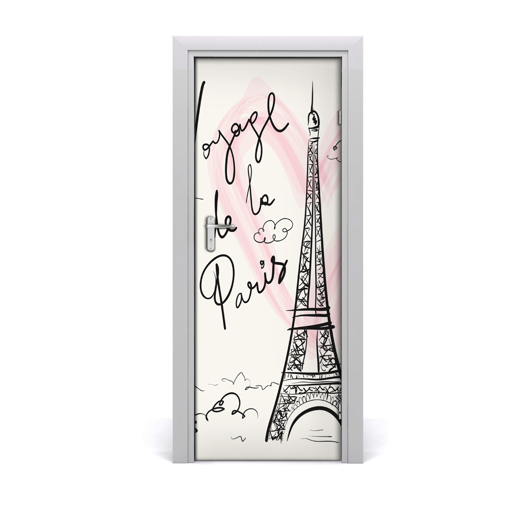 Fototapeta na dvere Eiffelova veža v Paríži