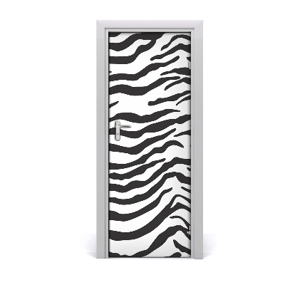 Fototapeta samolepiace na dvere Zebra vzor pozadia
