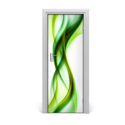 Fototapeta na dvere Zelené vlny
