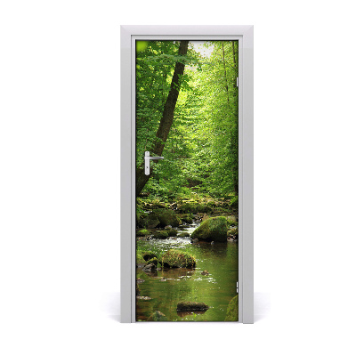 Fototapeta samolepiace na dvere Les a rieka