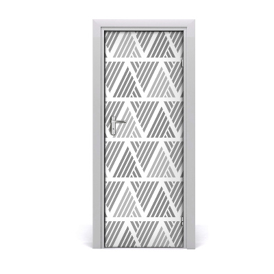Fototapeta samolepiace na dvere Geometrické trojuholníky na pozadí