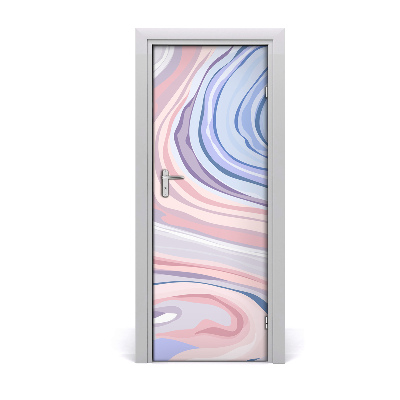 Fototapeta samolepiace na dvere Vlny prášku