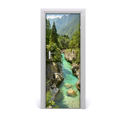 Fototapeta na dvere Stromy v horskom potoku