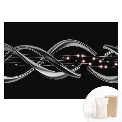 Netkaná tapeta Futuristická elegancia v harmonickej kompozícii