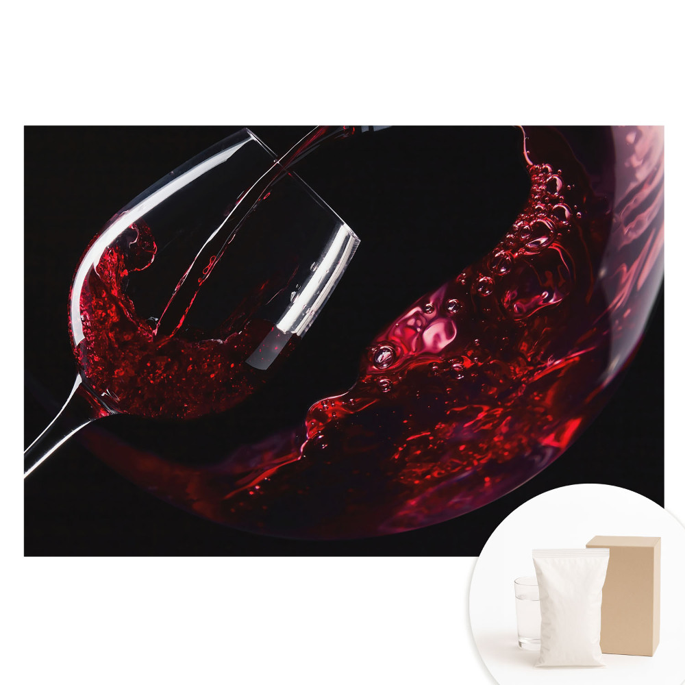 Netkaná tapeta Pohár víriaceho vína