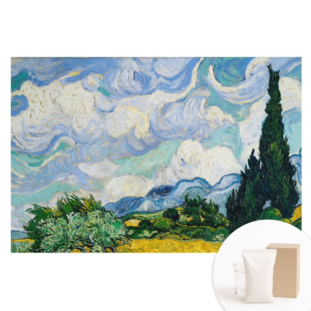 Fotografická tapeta na netkanej textílii Krajinná maľba v štýle postimpresionizmu