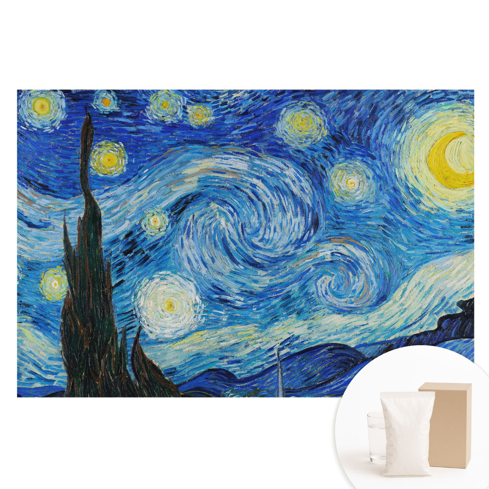 Veľkoplošná fototapeta na stenu Víriace hviezdy a cyprus