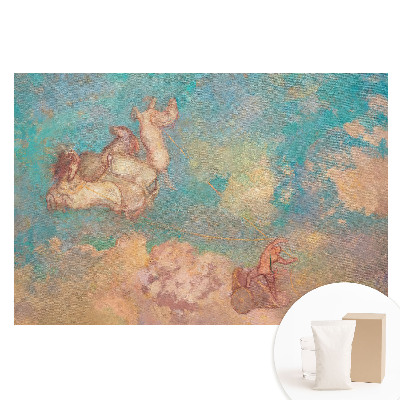 Fototapeta na netkanej textílii Luxusné kone proti oblakom