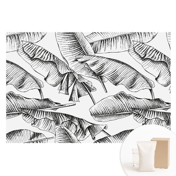 Fototapeta s potlačou na netkanej textílii Klasické banánové listy