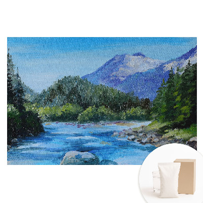 Fototapeta s potlačou na netkanej textílii Krajina s horami