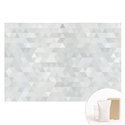 Veľkoplošná fototapeta na stenu Geometrické trojuholníky v odtieňoch sivej