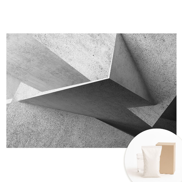 Fototapeta na netkanej textílii Surové priestorové formy v minimalistickom štýle