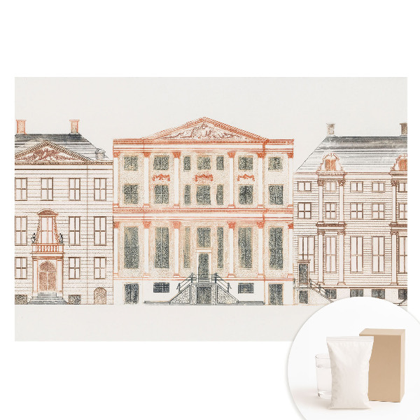 Netkaná fotografická tapeta Architektonické klasické fasády