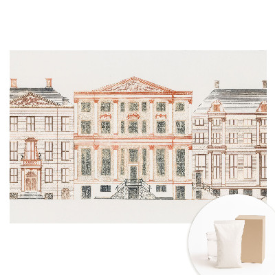 Netkaná fotografická tapeta Architektonické klasické fasády