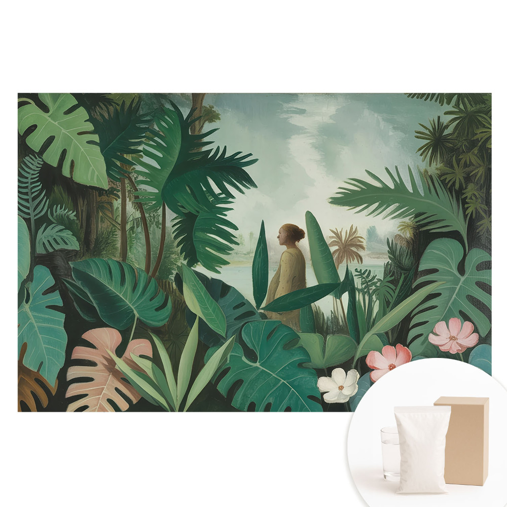 Fototapeta s potlačou na netkanej textílii Harmónia rastlín tropickej scenérie