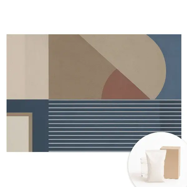 Netkaná tapeta s geometrickým minimalistickým vzorom a nádychom elegancie