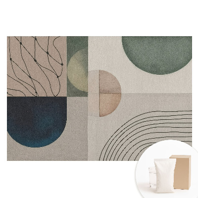 Netkaná fotografická tapeta Moderná geometrická abstrakcia