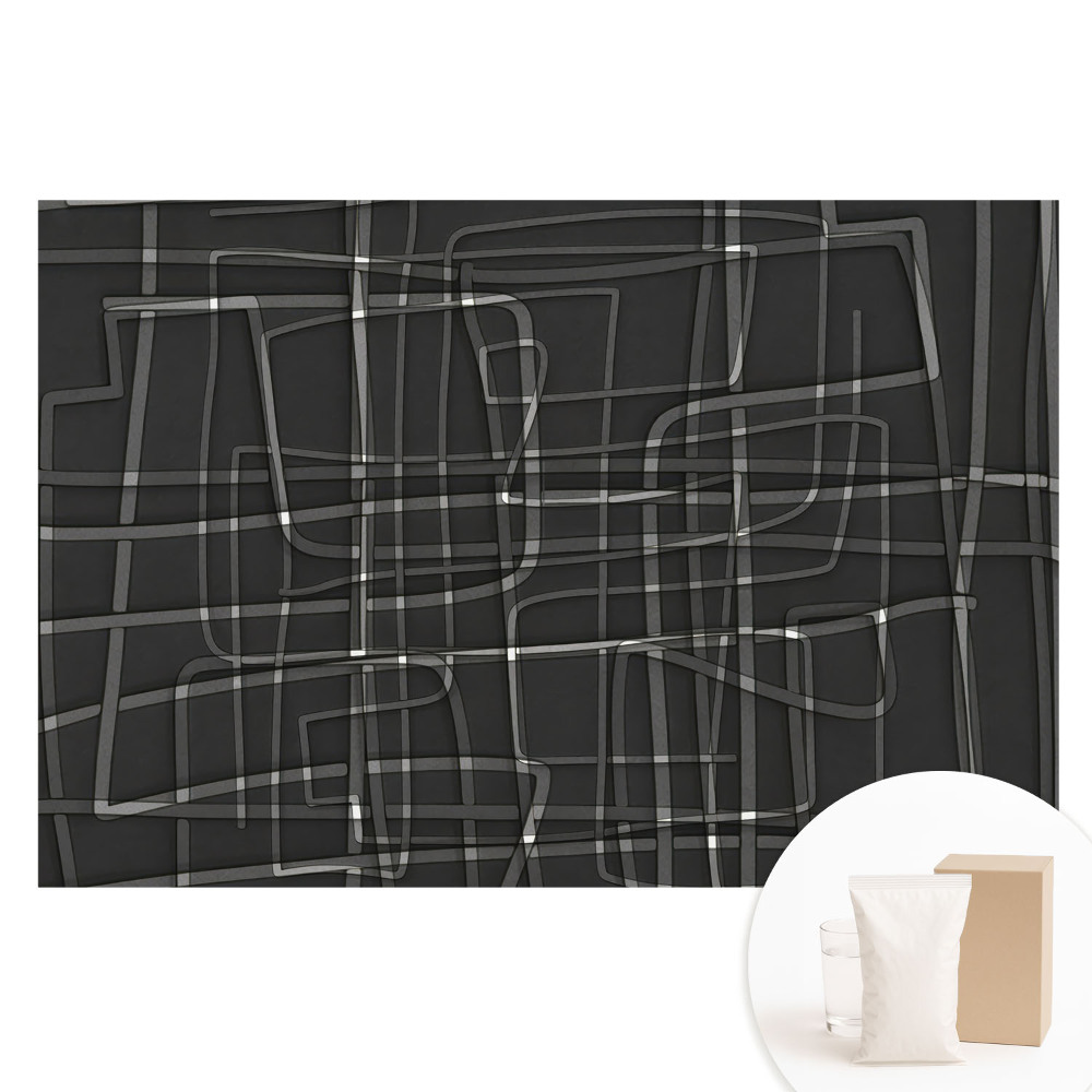 Fototapeta na vliese Geometria a rytmus na tmavom pozadí