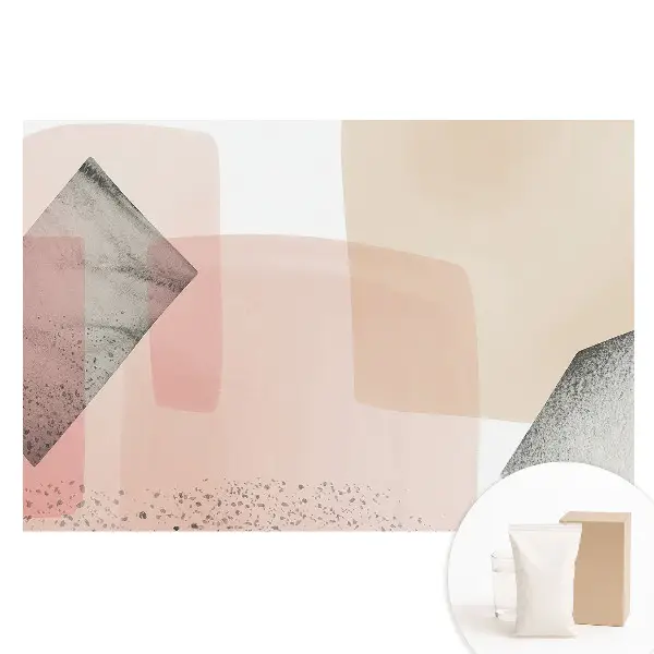 Fototapeta na vliesovom podklade Jemná geometria pastelových tvarov