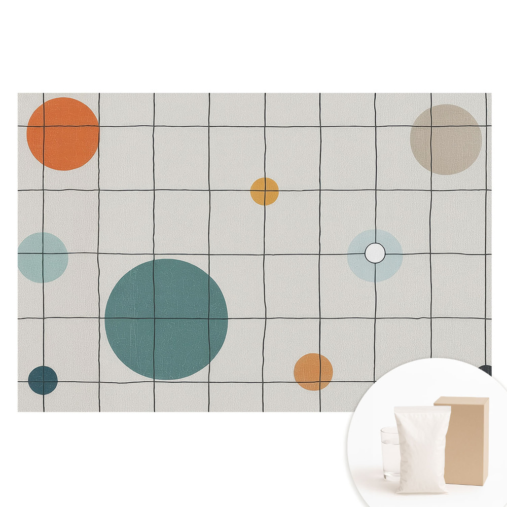 Netkaná tapeta s modernou geometrickou potlačou