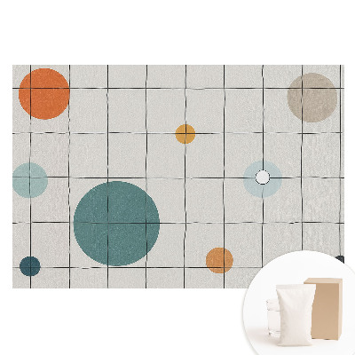 Netkaná tapeta s modernou geometrickou potlačou