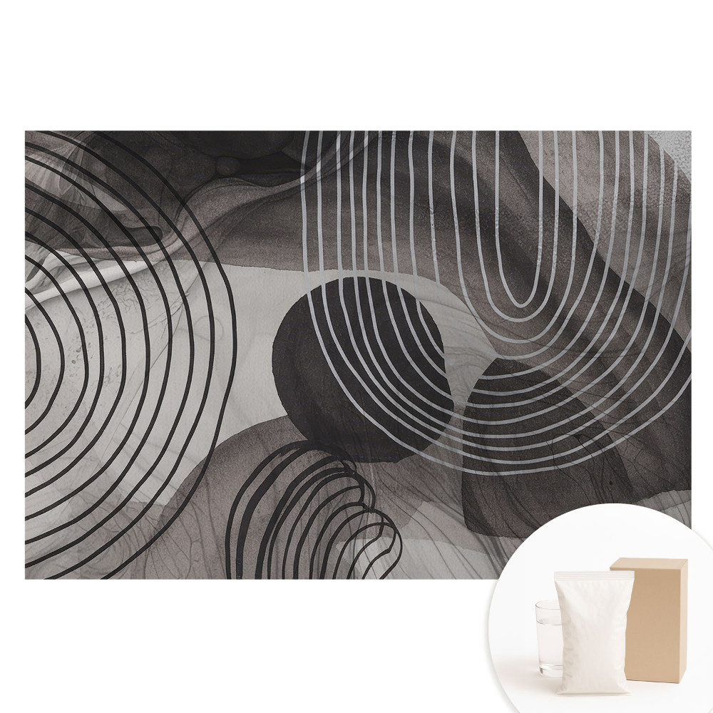 Veľkoplošná fototapeta na stenu Geometrické kontrastné čiary sivej