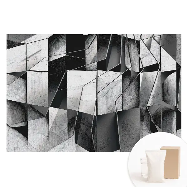 Fototapeta na netkanej textílii s moderným geometrickým vzorom