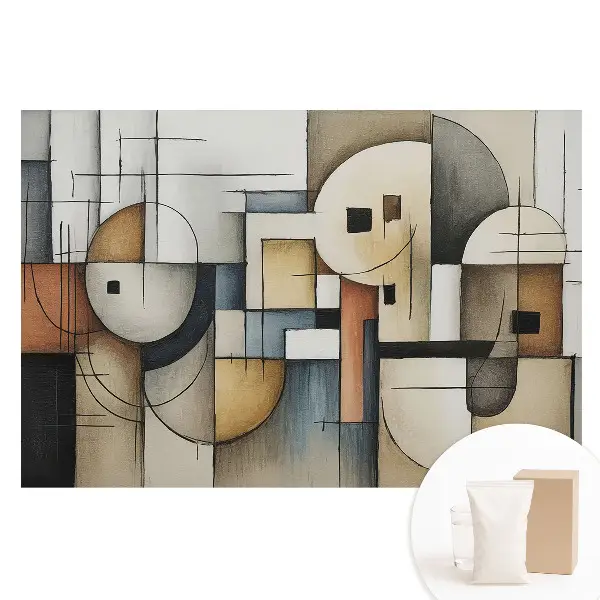 Netkaná fototapeta Abstraktné geometrické tvary