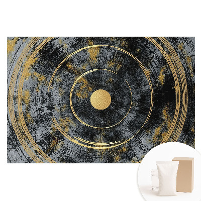 Veľkoplošná fototapeta na stenu Štrukturálne kruhy plné kontrastov