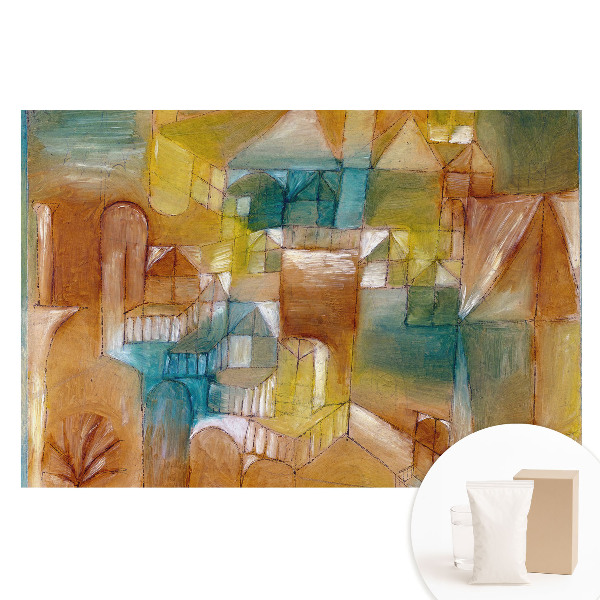 Netkaná tapeta Abstraktné mesto plné harmónie