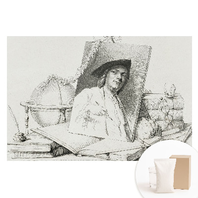 Fototapeta na netkanej textílii Klasická portrétna ilustrácia