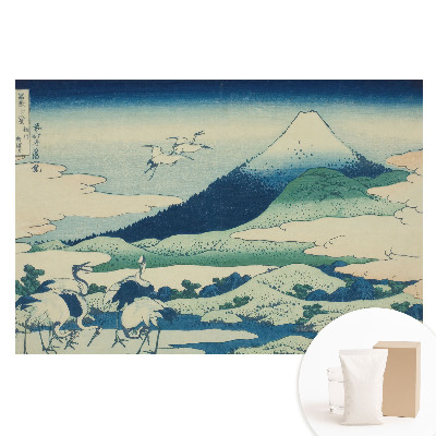 Fototapeta na netkanej textílii Klasická japonská horská krajina.