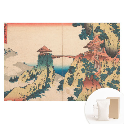 Fototapeta na netkanej textílii Orientálny most cez útes