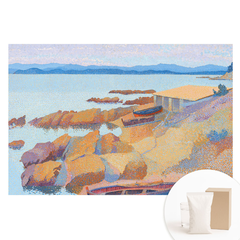 Fototapeta na netkanej textílii Impresionistická prímorská krajina