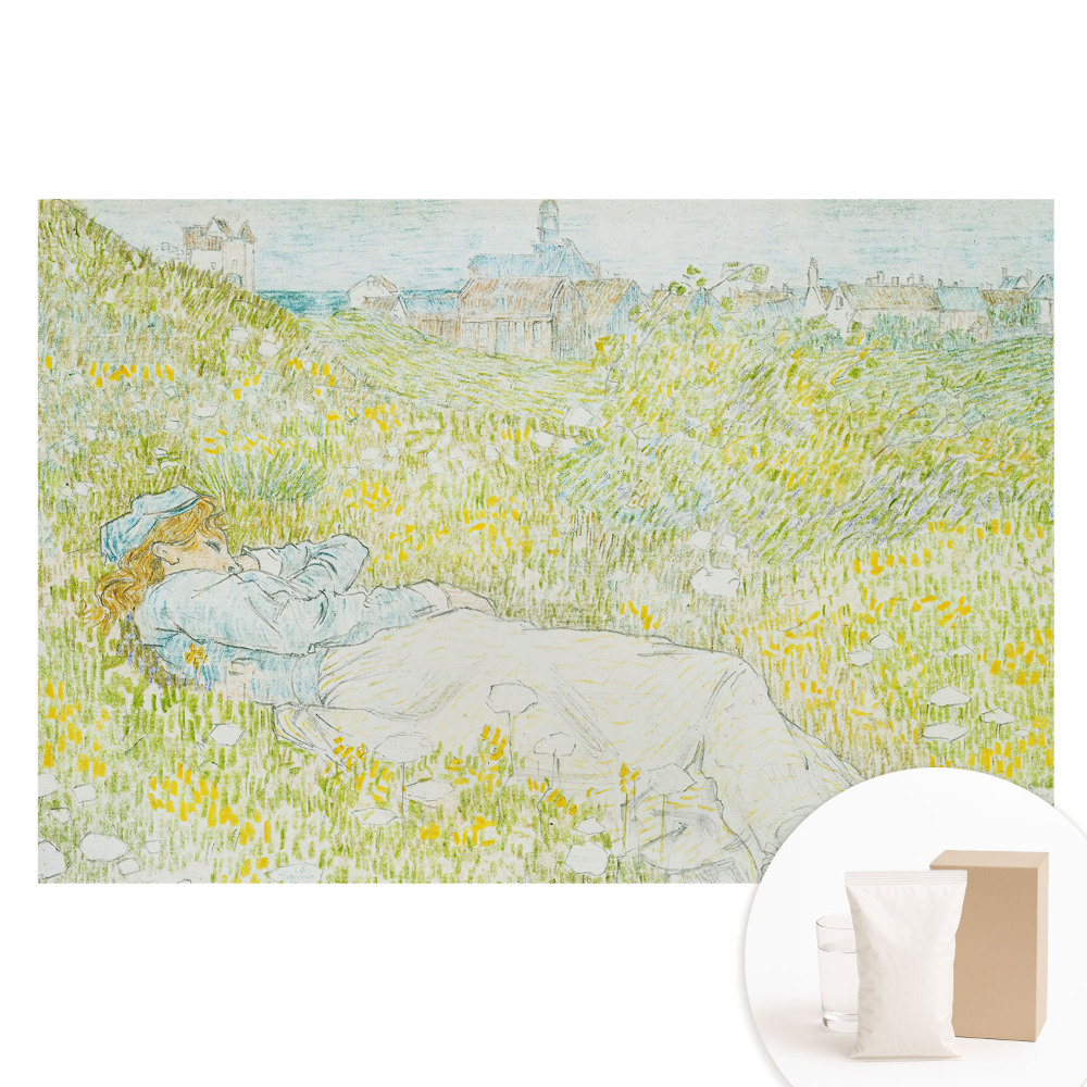 Fototapeta na netkanej textílii Odpočinok na lúke, pokoj a harmónia